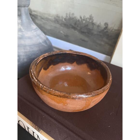 Hand Made Brown Studio Pottery Bowl - Picture 4 of 5